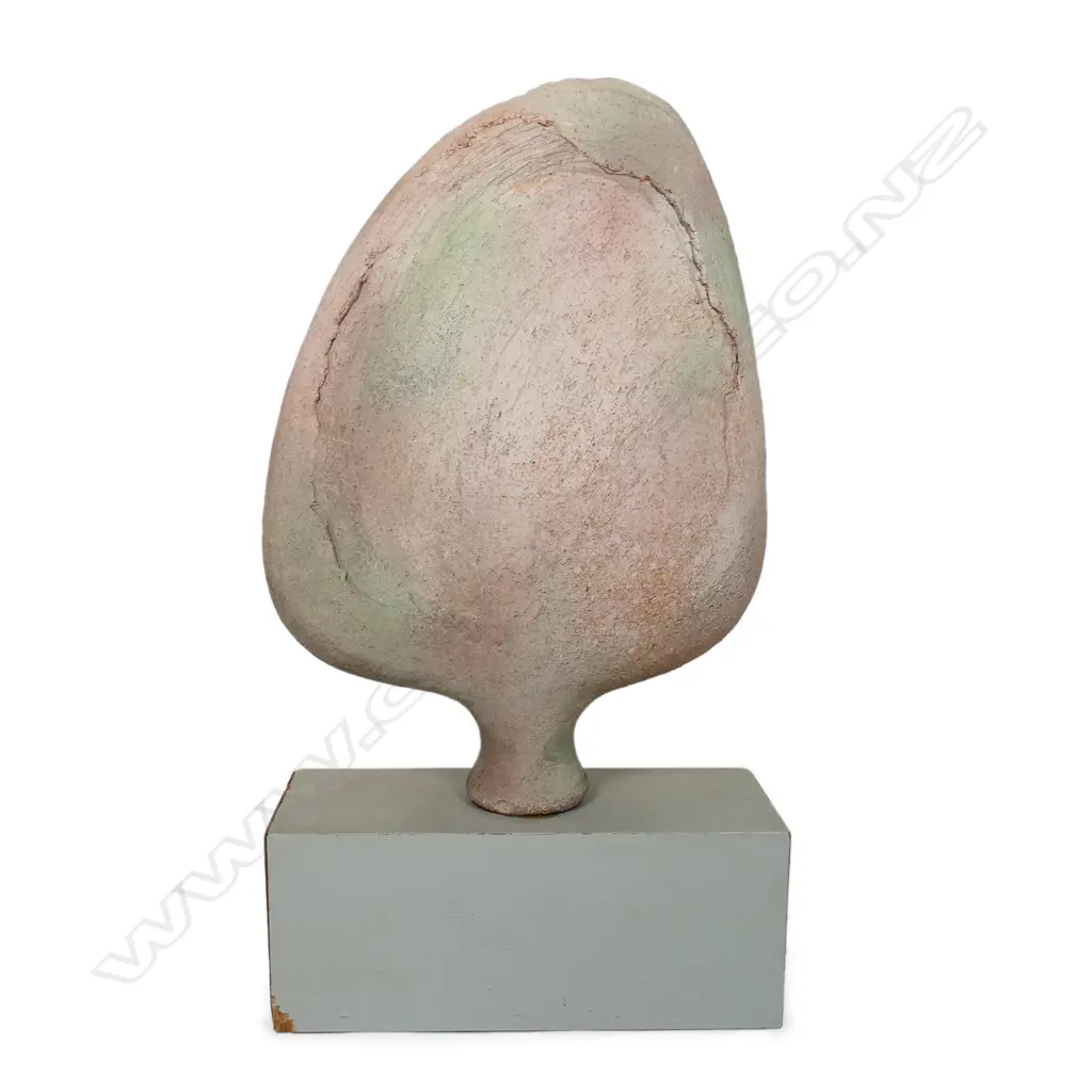Sculptor unknown abstract large sculpture of inverted flask form, Image 1++