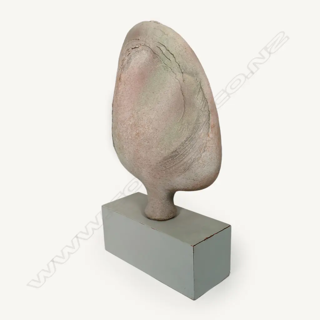 Sculptor unknown abstract large sculpture of inverted flask form, Image 1++