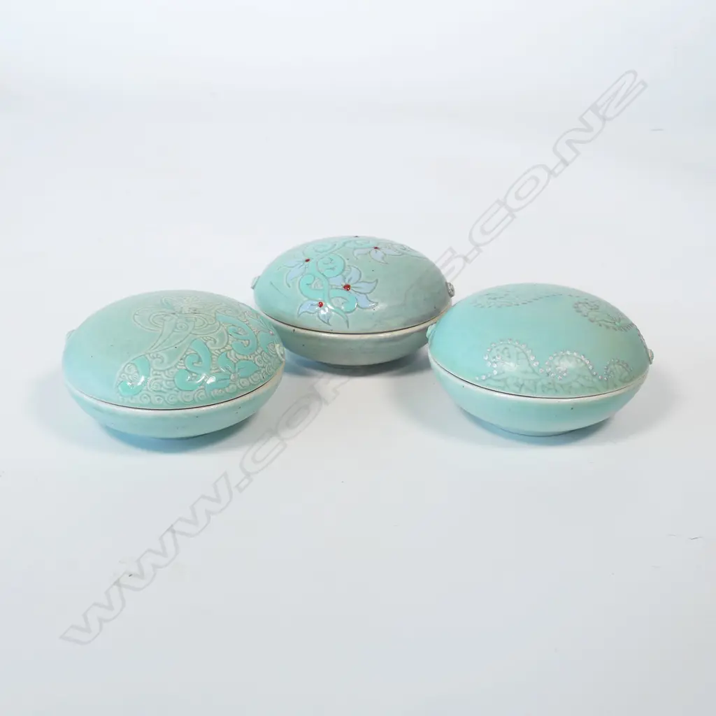 Keum Sun Lee/Sang Sool Shim three trinket boxes, Image 1++