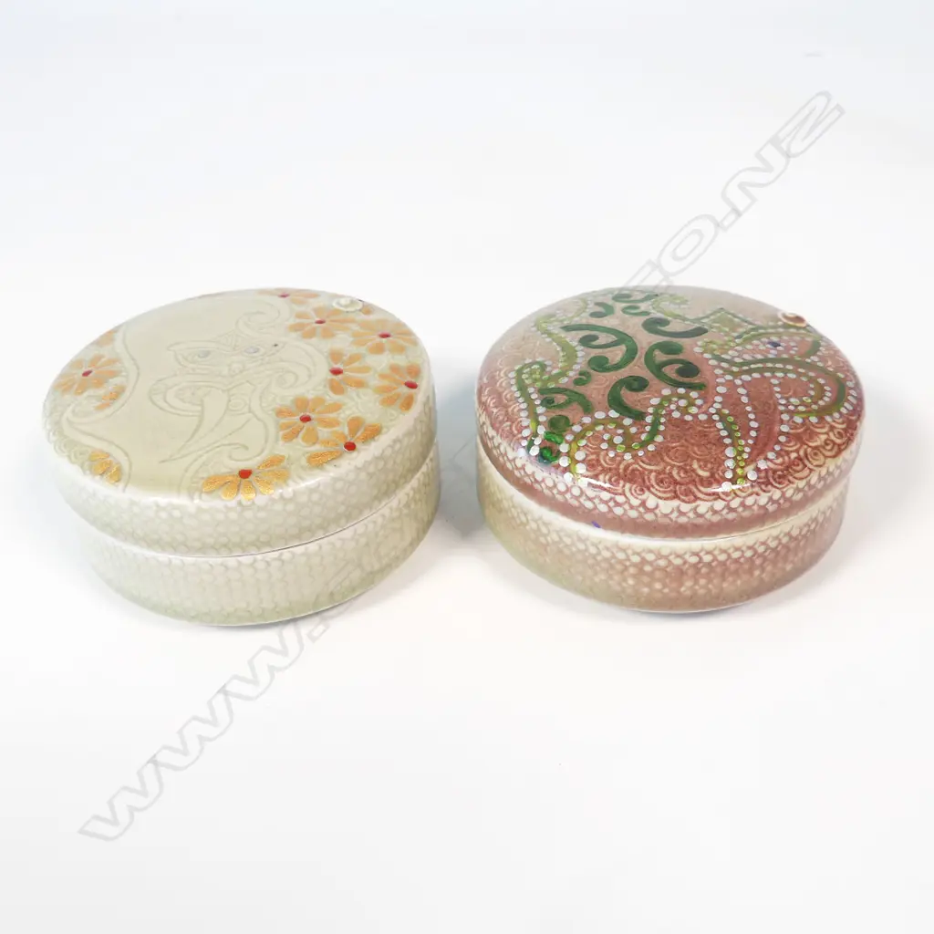 Keum Sun Lee/Sang Sool Shim two trinket boxes, Image 1++