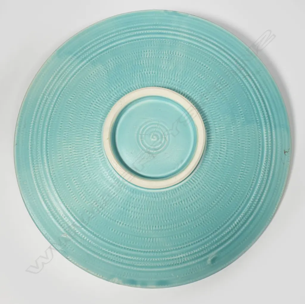 Keum Sun Lee/Sang Sool Shim wide footed teal dish, Image 1++