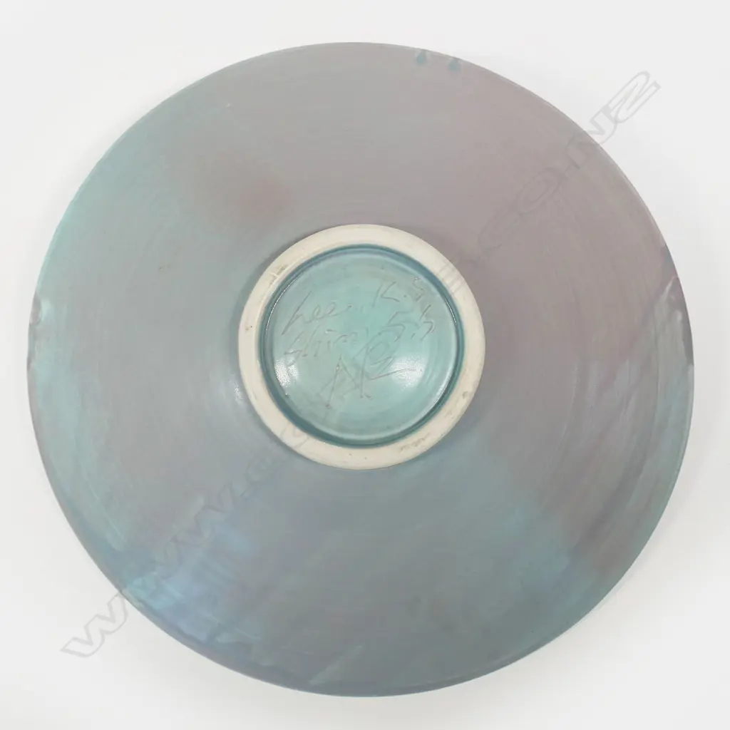 Keum Sun Lee/Sang Sool Shim large footed platter, Image 1++
