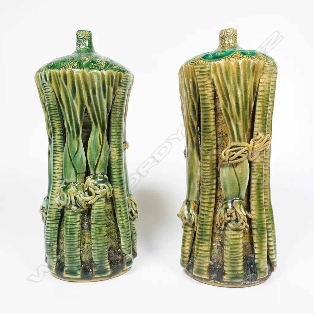 Keum Sun Lee/Sang Sool Shim two nikau bottle forms, Image 1++