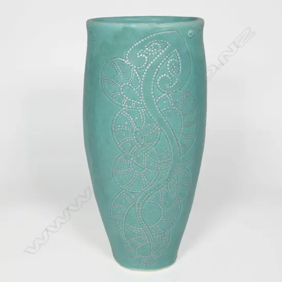 Keum Sun Lee/Sang Sool Shim turquoise vase,