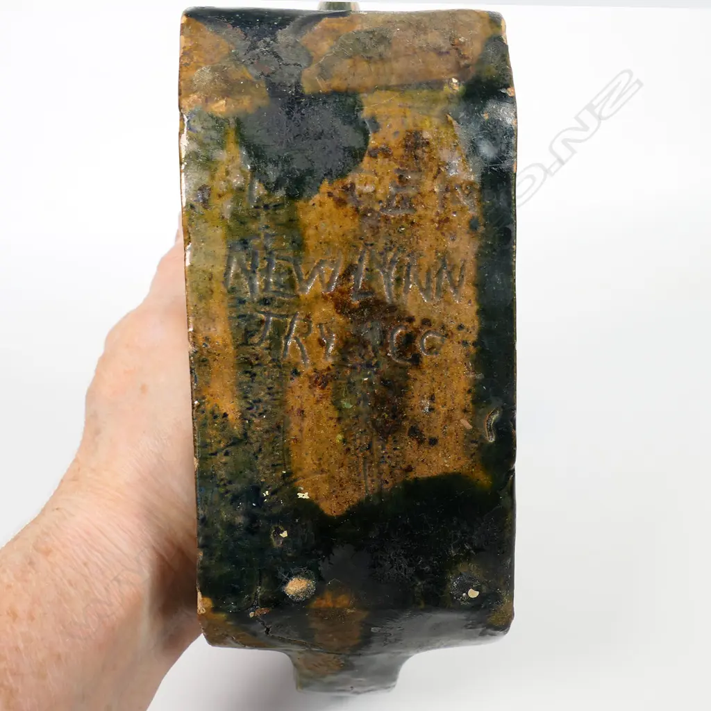 Jovan Rancich rare early slab-sided jug; H.80 x 210 x70mm, Image 1++