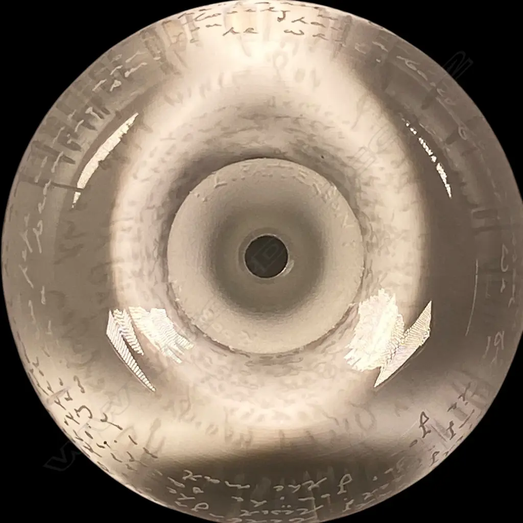 Lyndsay Patterson Glass five piece 'Token' set 'Never Been Touched' - c.2009, the mouth blown and engraved clear and black glass pieces of stylised pacific artefact forms, Pūtōrino (flute), Pōtaka tā (whip top), Mau kakī (reel necklace unit) and two māhē (sinker forms), Image 1++