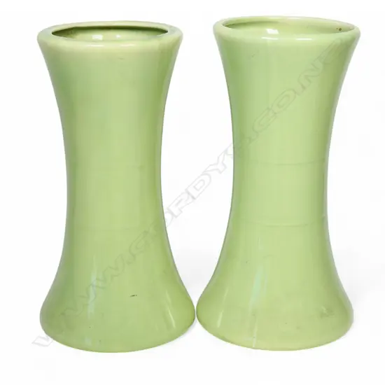 A pair of Temuka Potteries spill vases