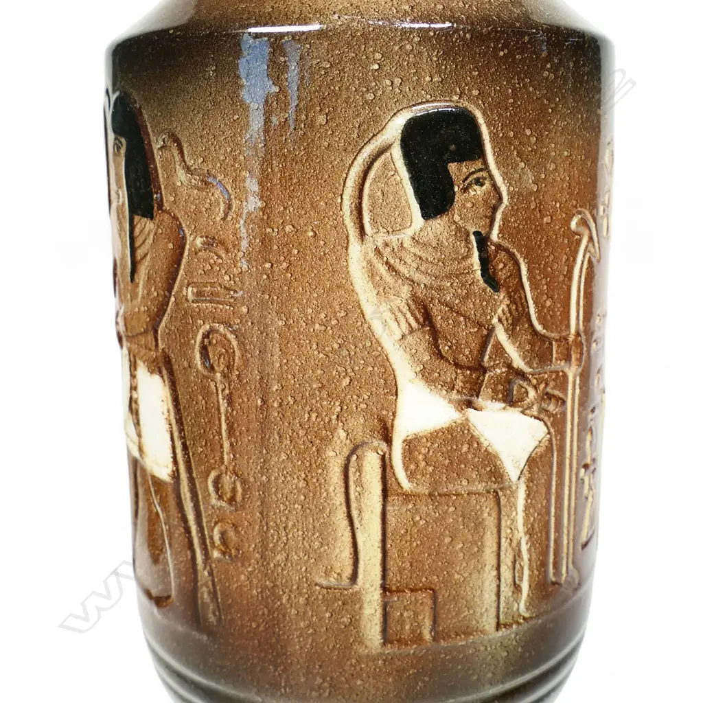 A Titian Egyptian ware ewer with two other N.Z. pieces, Image 1++