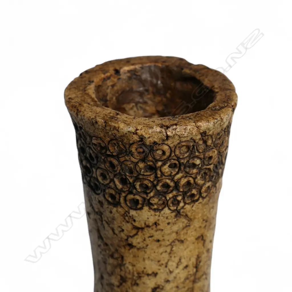 Len Castle early rare bottle form vase, Image 1++
