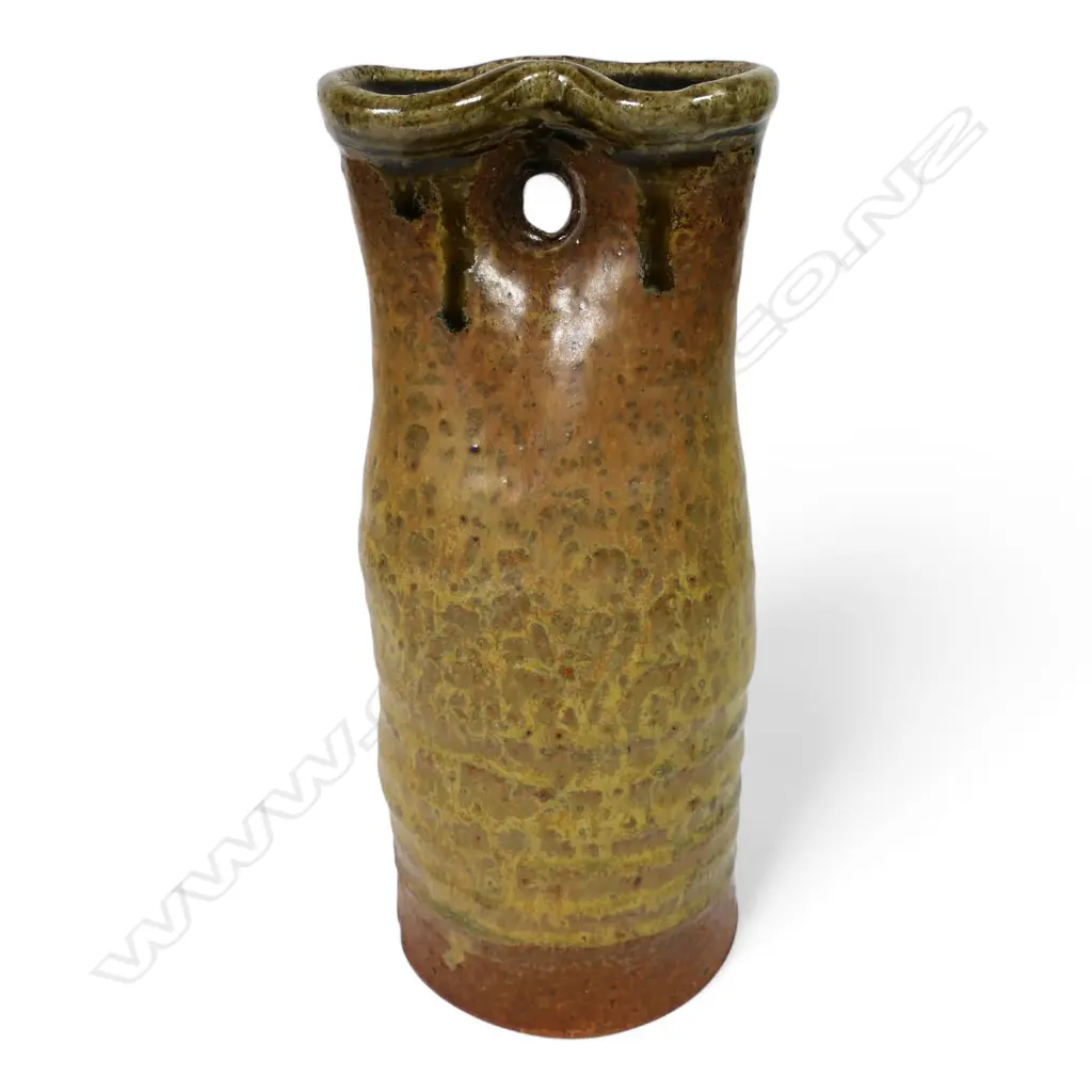 Len Castle double aperture stoneware vase, Image 1++