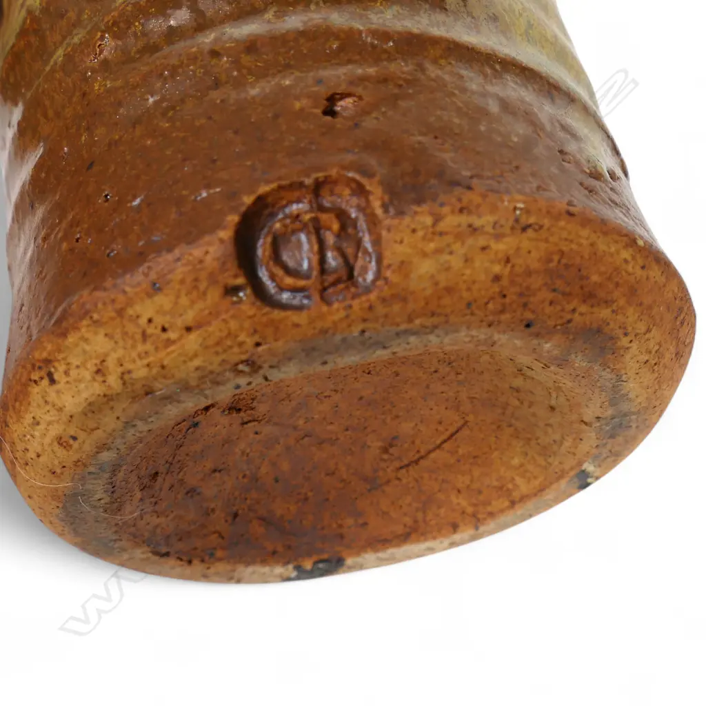 Len Castle double aperture stoneware vase, Image 1++