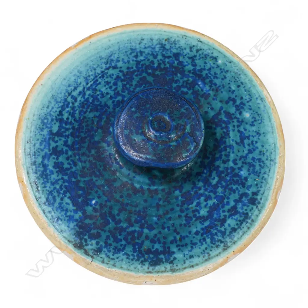 Peter Alger woodfired 'Blue Box', Image 1++