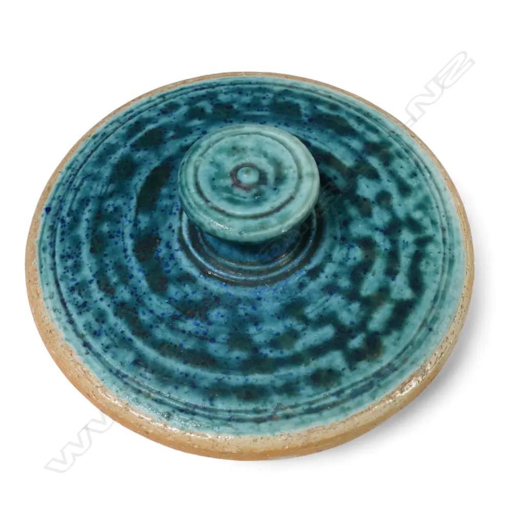 Peter Alger woodfired 'Blue Box', Image 1++