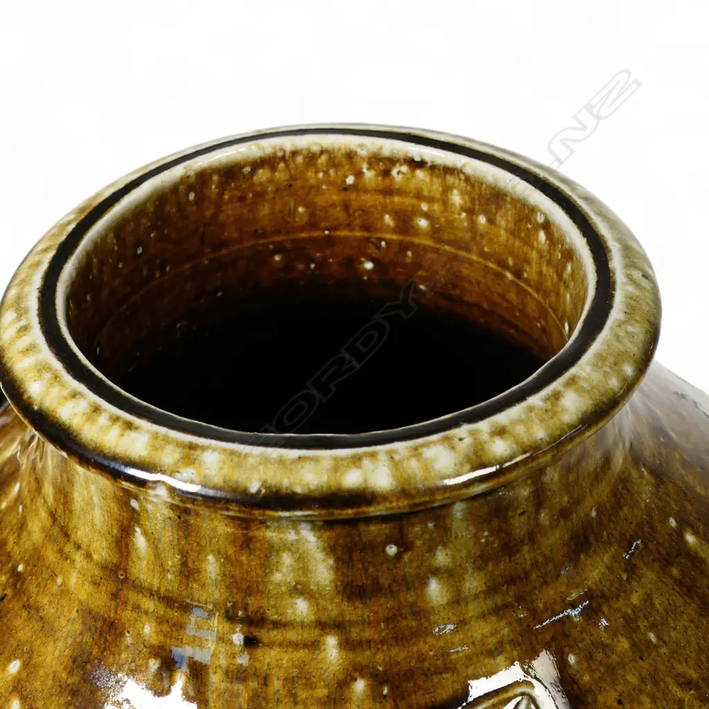 Greg Barron large four handled baluster floor vase, Image 1++