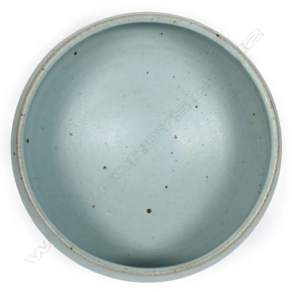 Peter Stichbury pale eggshell blue bowl, Image 1++