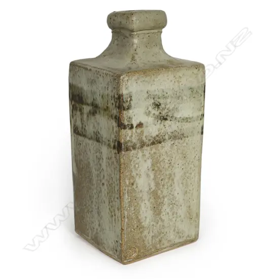 Don Thornley (1936 -1985) slab sided bottle vase,