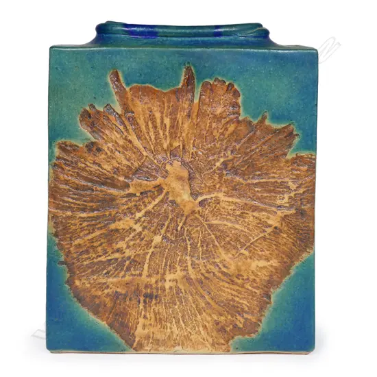 Keith Blight (1933-2017) slab sided vase,