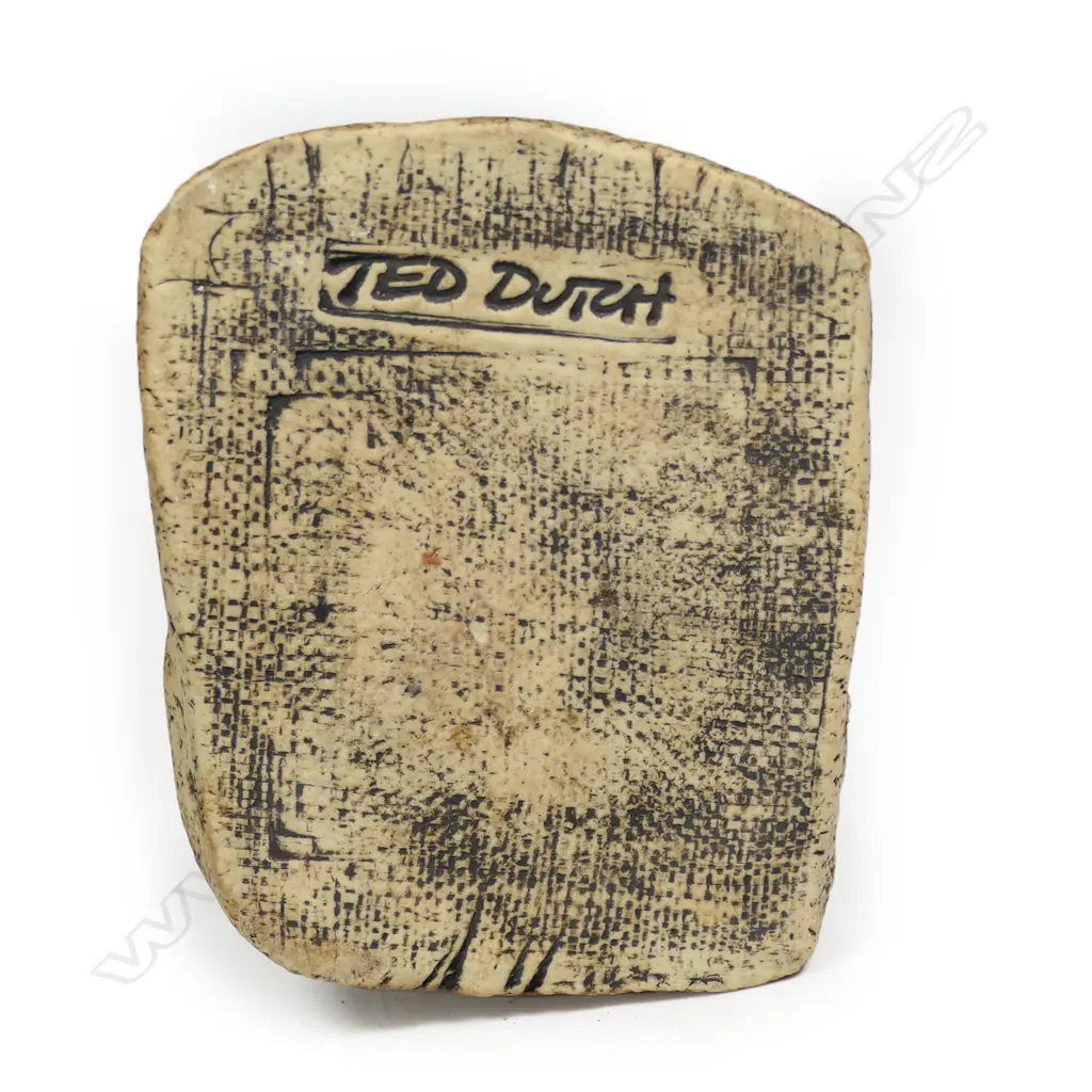 Ted Dutch (1928-2008) pottery Signaller figure, Image 1++