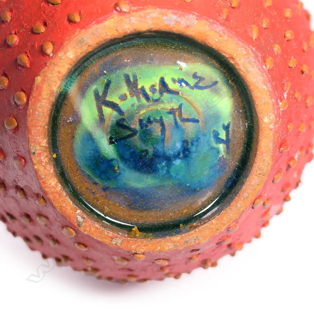 Katherine Smyth hand potted berry pitcher, Image 1++