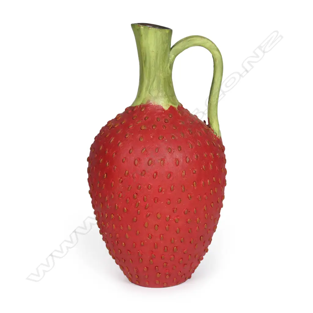 Katherine Smyth hand potted berry pitcher, Image 1++