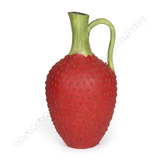 Katherine Smyth hand potted berry pitcher,