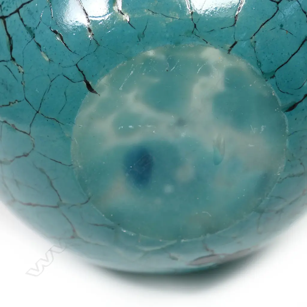 Garry Nash crackle glaze vase, Image 1++