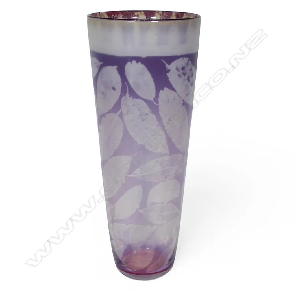 John Penman large art glass vase, Image 1++