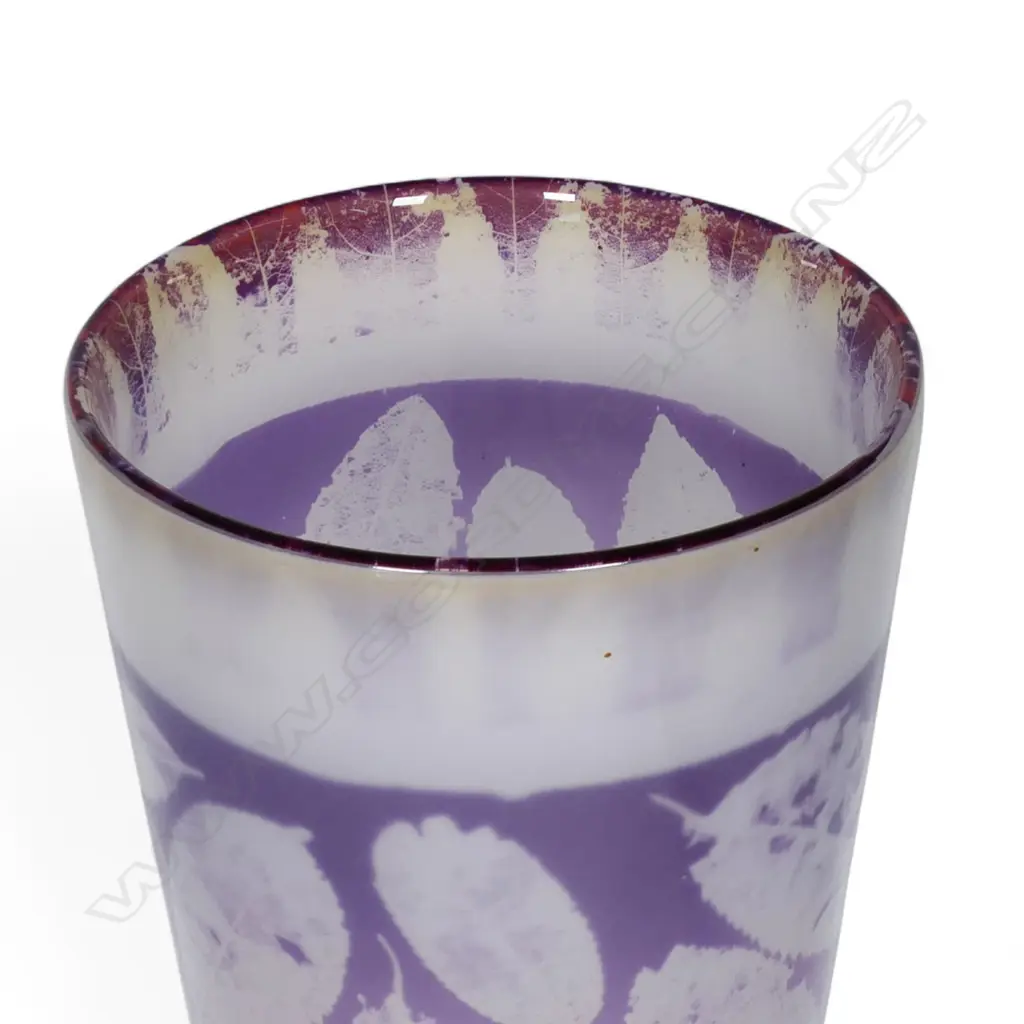 John Penman large art glass vase, Image 1++