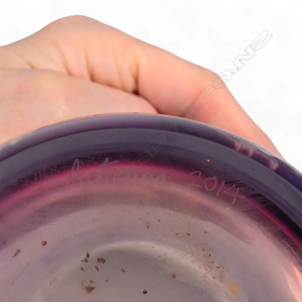 John Penman large art glass vase, Image 1++