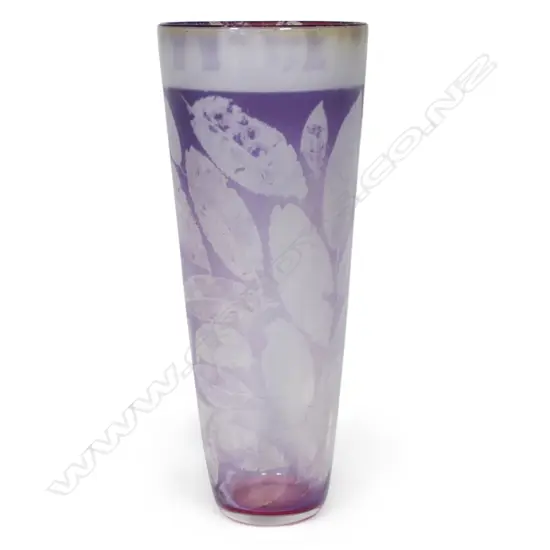 John Penman large art glass vase,