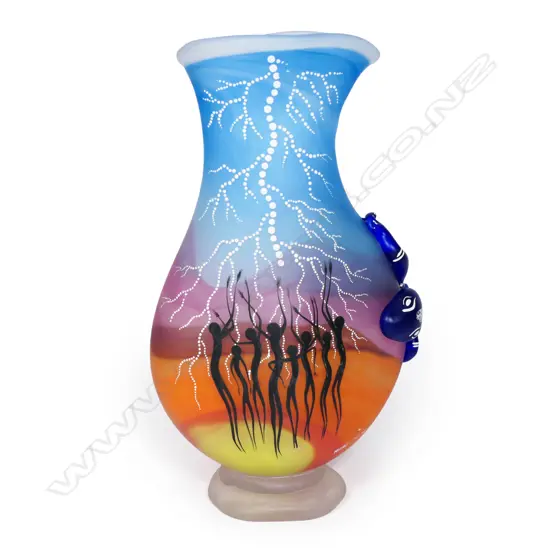 Tina Cooper sculptured glass centrepiece,