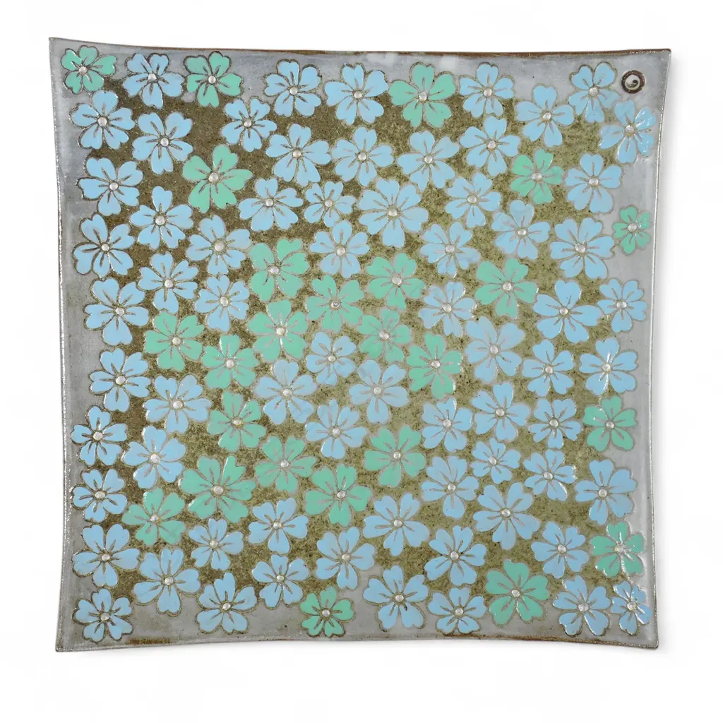 Keum Sun Lee square stoneware platter, Image 1++