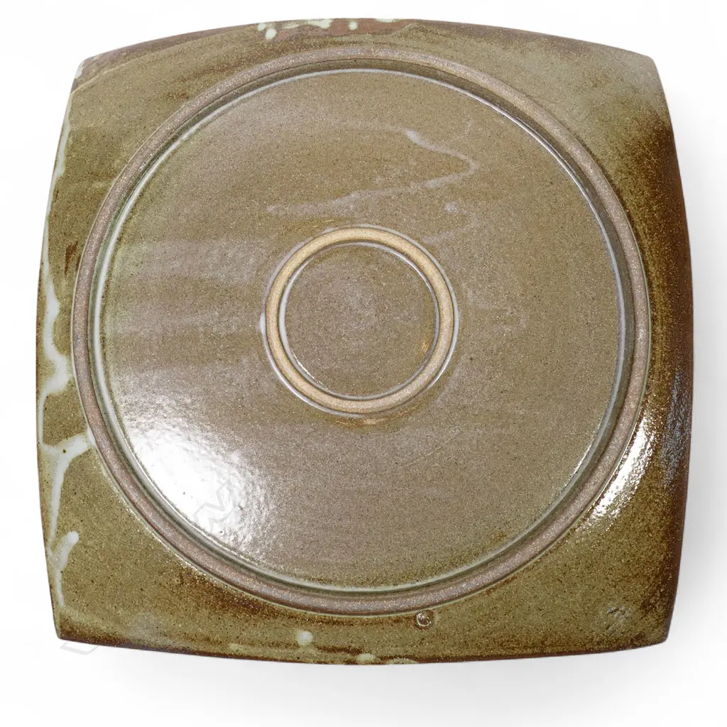 Keum Sun Lee square stoneware platter, Image 1++