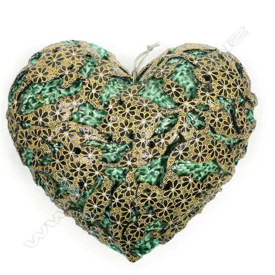 Keum Sun Lee wall hanging heart,