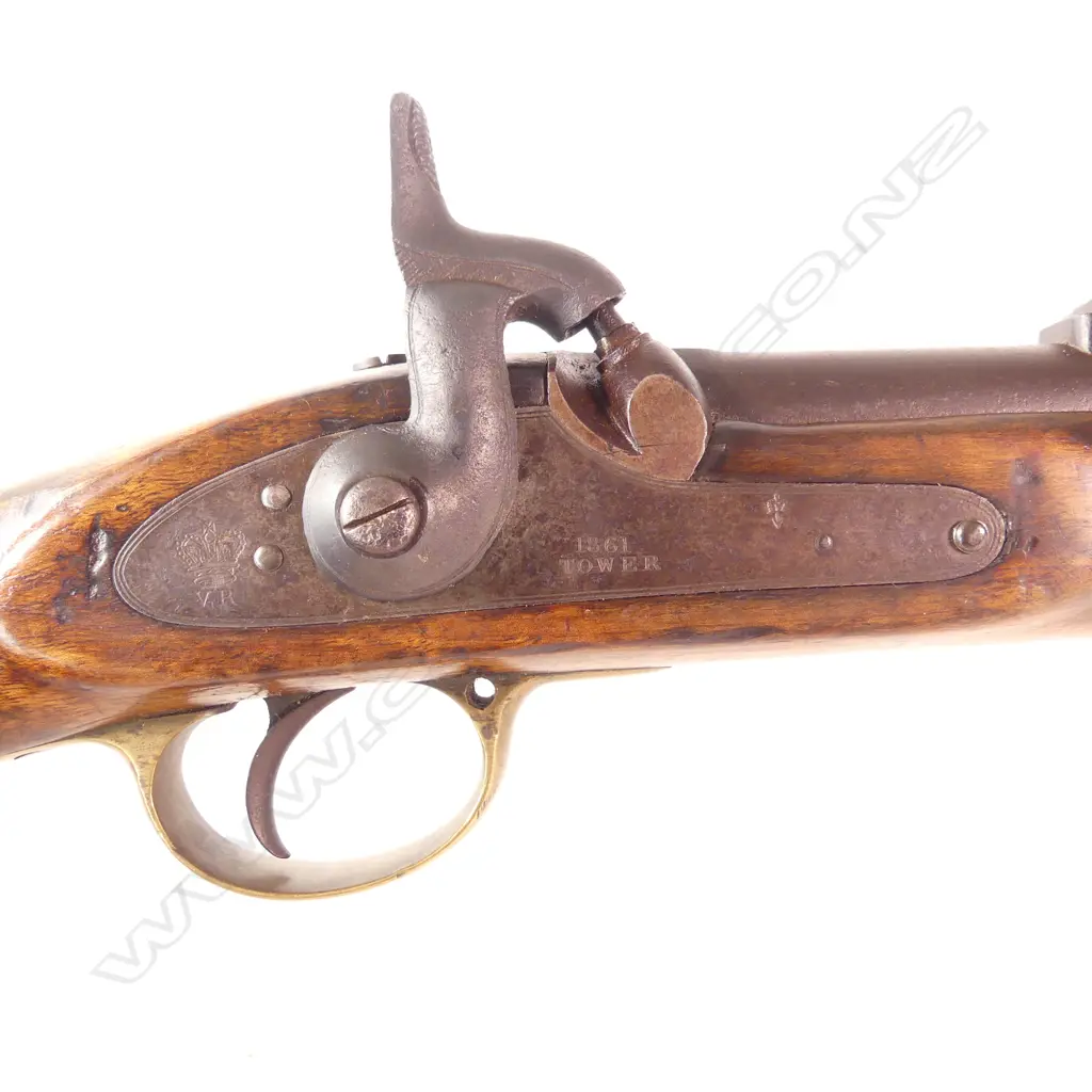 Enfield Pattern 1853 Rifled Percussion Musket, 3rd model circa 1861 .577 calibre, two-band 33" barrel, Image 1++