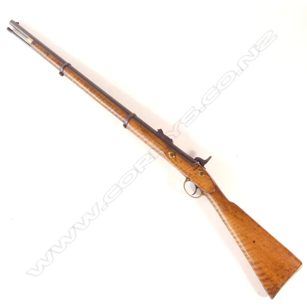 Enfield Pattern 1853 Rifled Percussion Musket, 3rd model circa 1861 .577 calibre, two-band 33" barrel, Image 1++