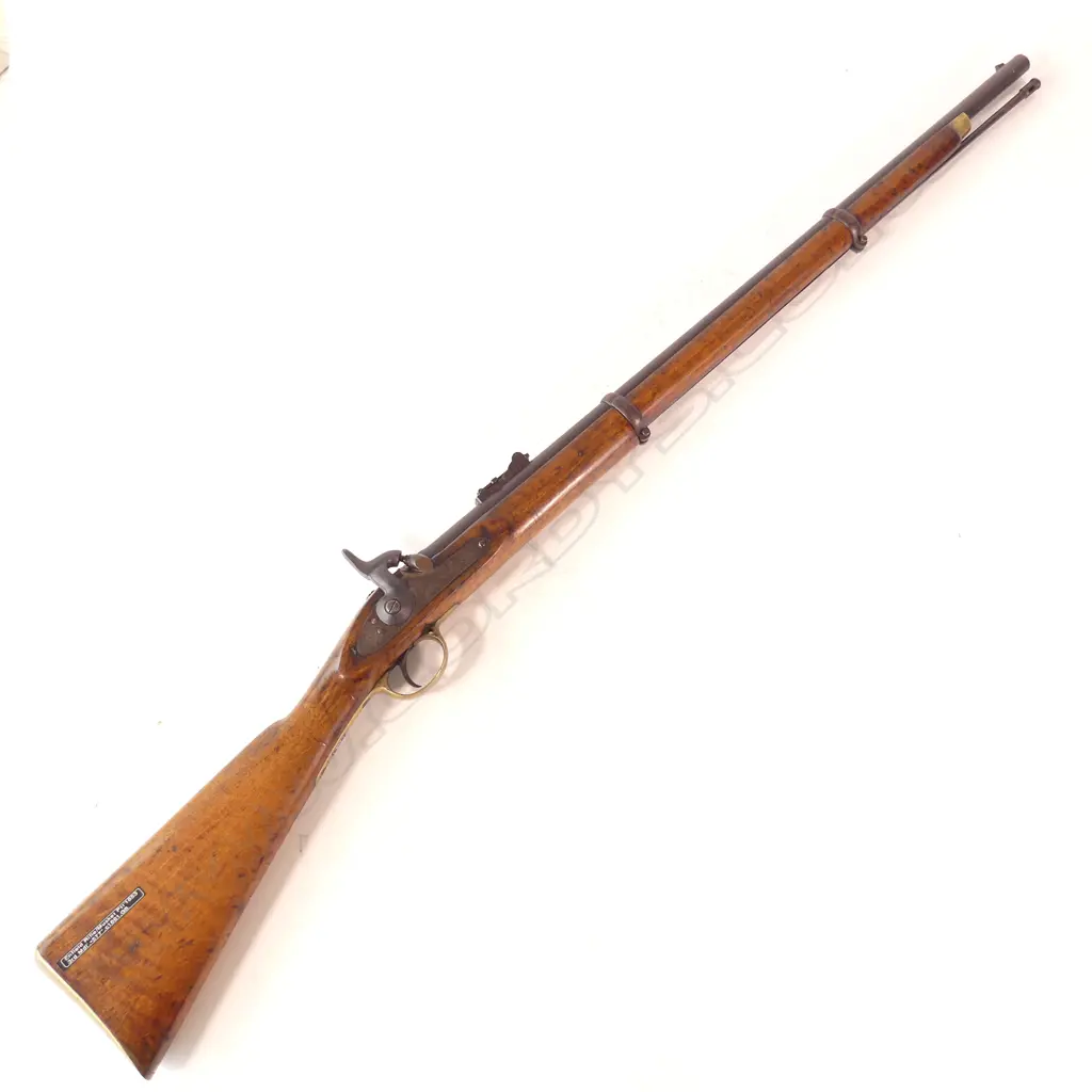 Enfield Pattern 1853 Rifled Percussion Musket, 3rd model circa 1861 .577 calibre, two-band 33" barrel, Image 1++