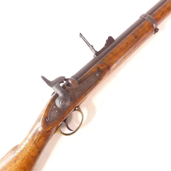 Enfield Pattern 1853 Rifled Percussion Musket, 3rd model circa 1861 .577 calibre, two-band 33" barrel,