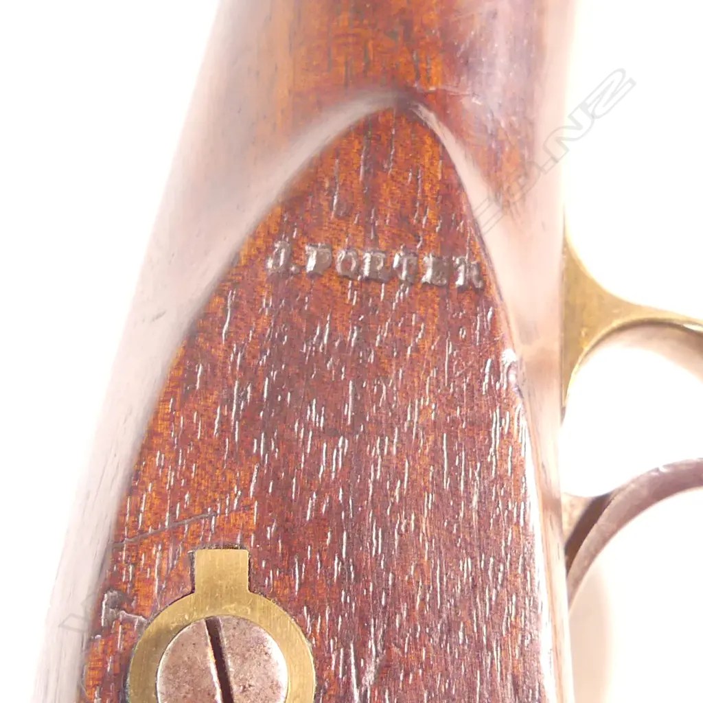 Enfield Pattern 1856 Carbine, lock marked ‘1857 Tower’, brass butt plate tang marked ‘NZ 594 71’, 24" barrel, Image 1++