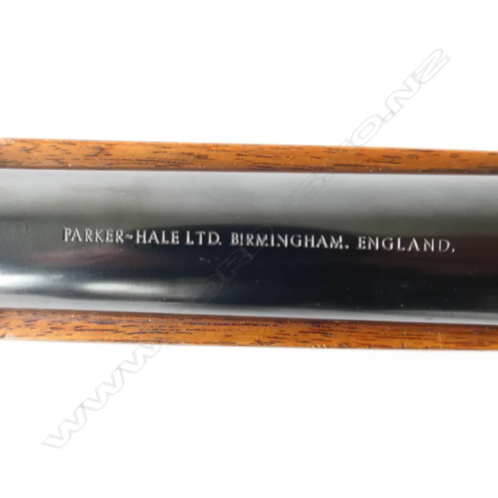 Parker-Hale Replica Enfield caliber .577, muzzle loading percussion carbine. Good quality replica of 1861 model, as manufactured very little use. Image 1++