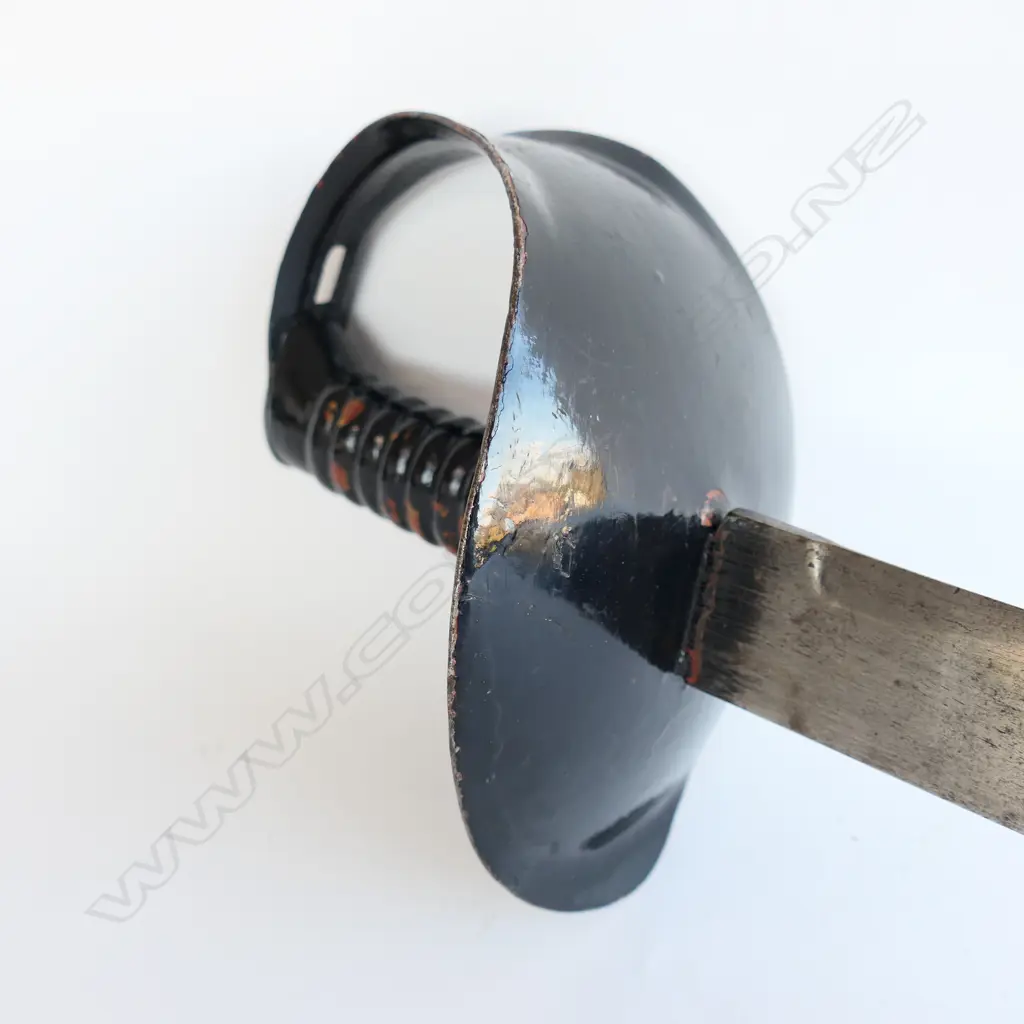 An 1845 Pattern Navy Cutlass. 730mm long, single edged blade with spear point, cleaned, Image 1++