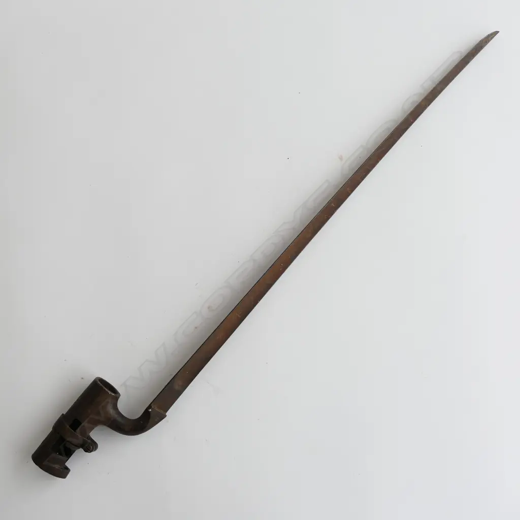 British 1853 Enfield Triangular Socket Bayonet  needs cleaning. Image 1++
