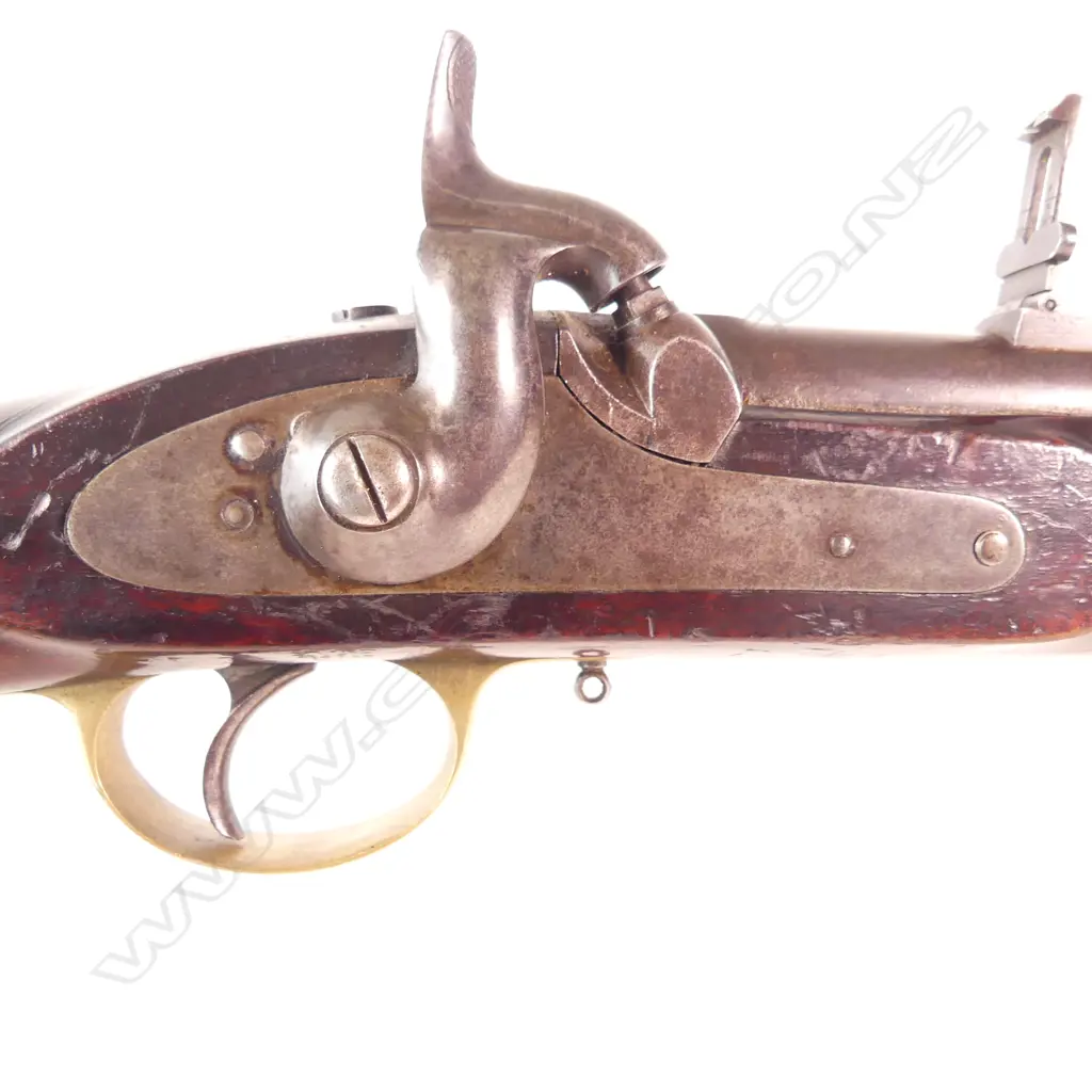 A scarce Enfield Pattern 1861 Rifled Cavalry Pattern Carbine, .577 caliber.  A scarce carbine as practically all production was returned to Enfield before issue for conversion to Snider System. Image 1++