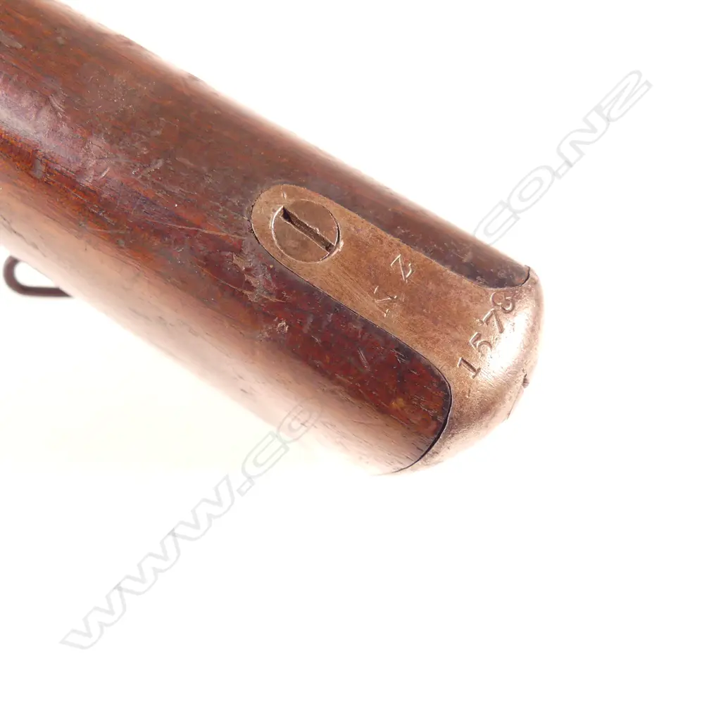 A Calisher & Terry Military Breech Loading Capping Carbine, caliber .30 bore. 20¼" barrel, 38" overall. Image 1++