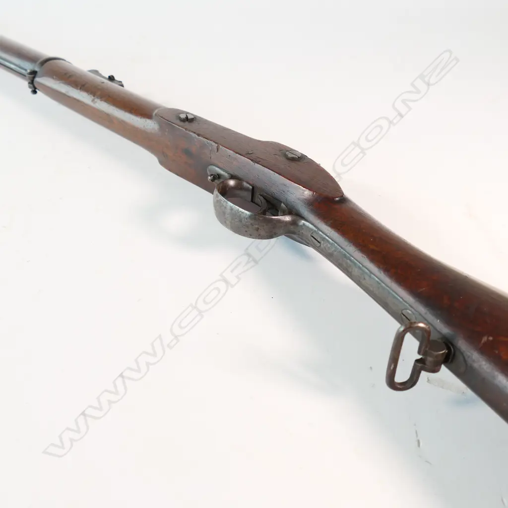 Enfield Two-Band Rifle .577 Caliber, 33½" barrel with British proofs and ‘25’. Image 1++