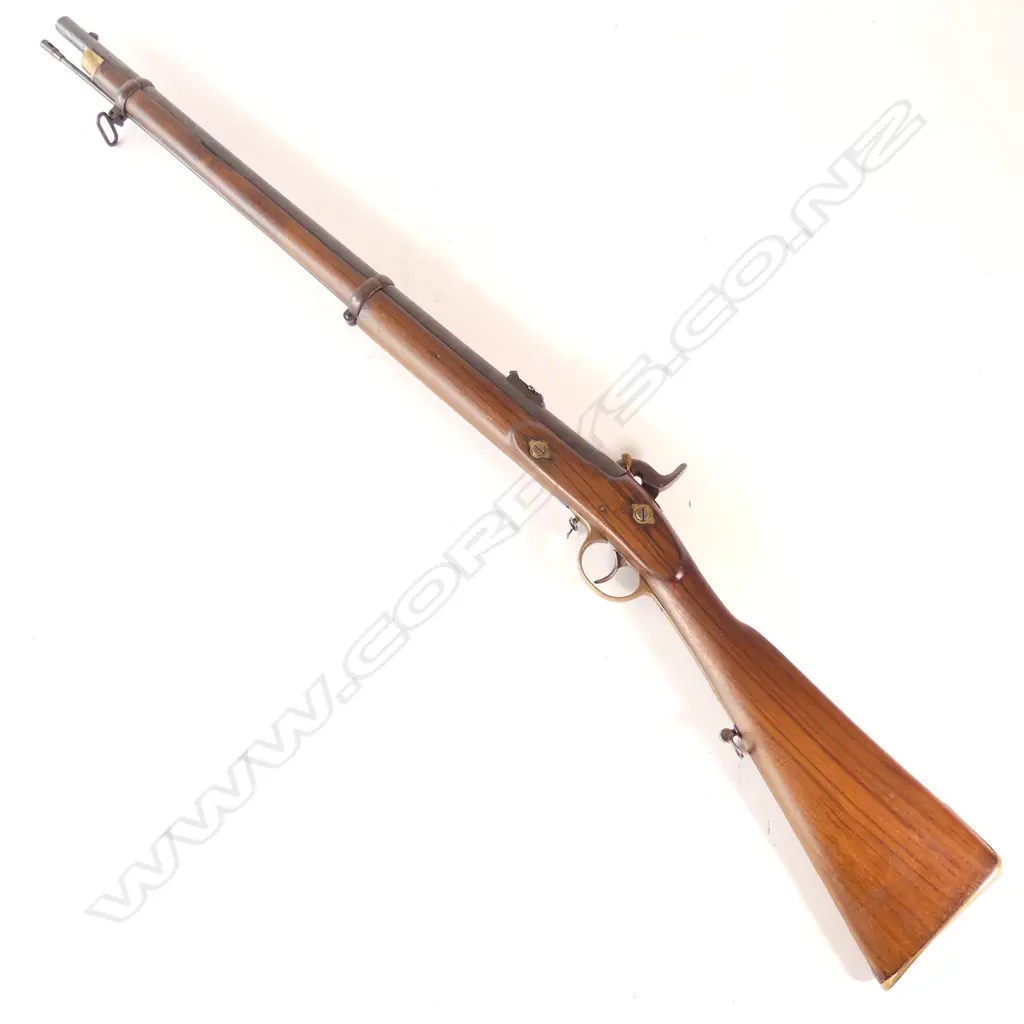 British Service Pattern 1858 Percussion Naval Rifle, .577 calibre., two-band fitted 28¾" barrel, Image 1++