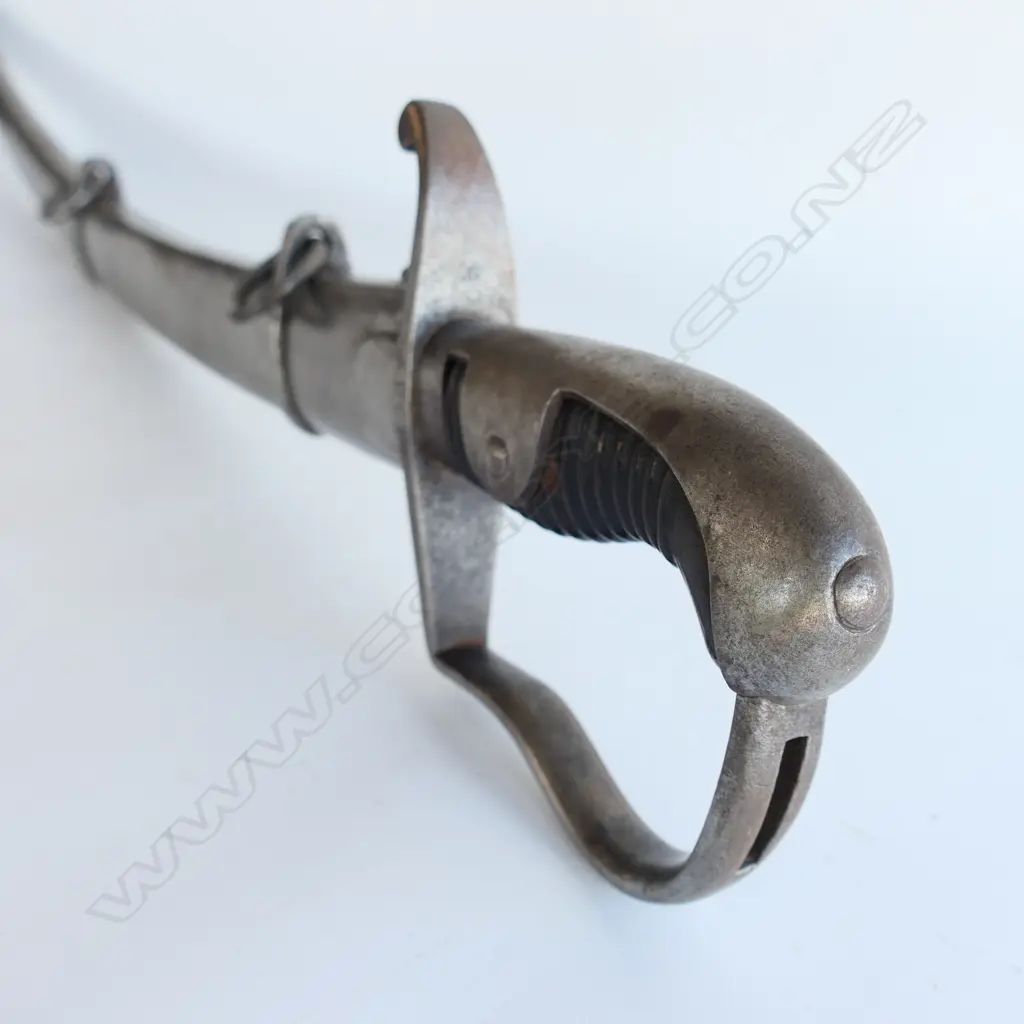 A scarce Pattern 1796 Light Cavalry Trooper's sabre with steel scabbard.  With heavy 33" (825mm) blade, Image 1++