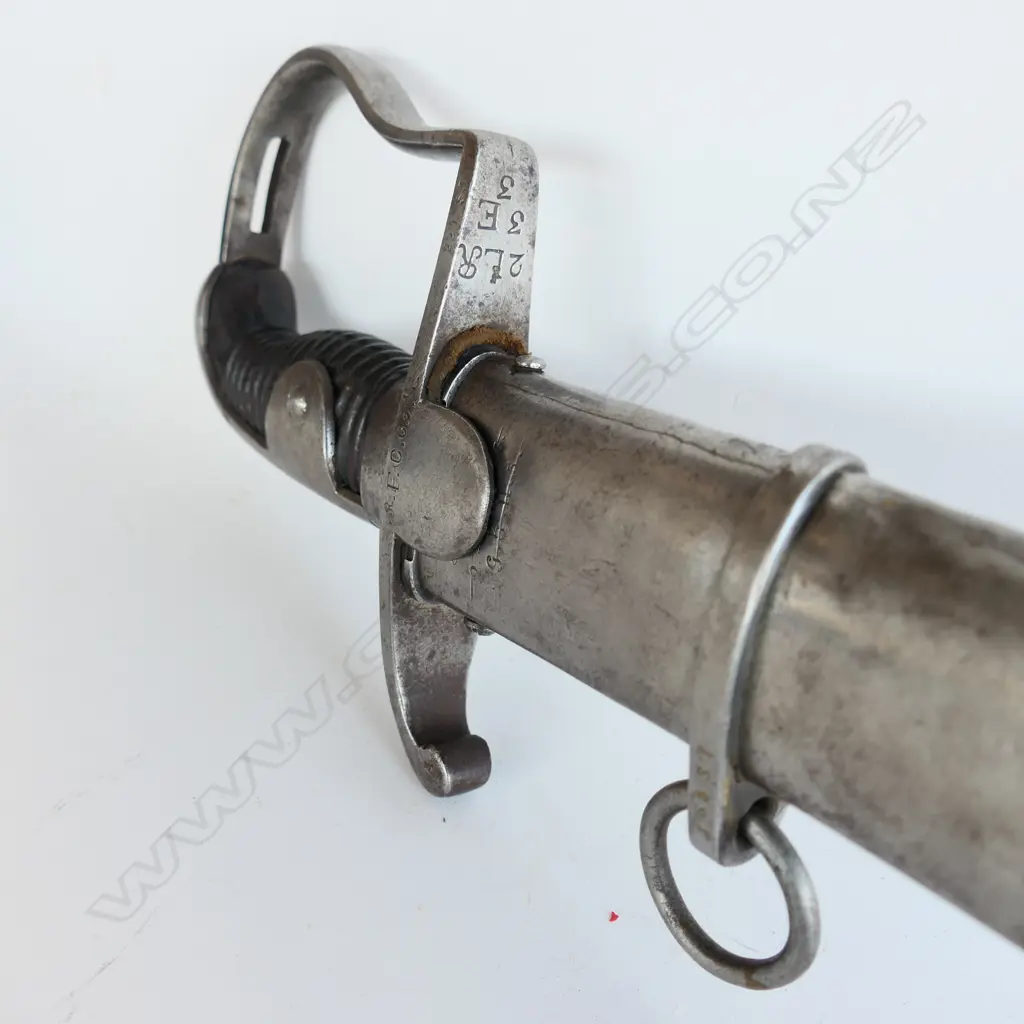 A scarce Pattern 1796 Light Cavalry Trooper's sabre with steel scabbard.  With heavy 33" (825mm) blade, Image 1++