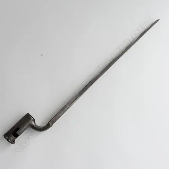 British Pattern 1842 Socket Bayonet, to fit Sergeant's musket, marked 'S. Hill'  good condition with nice patina. No scabbard.