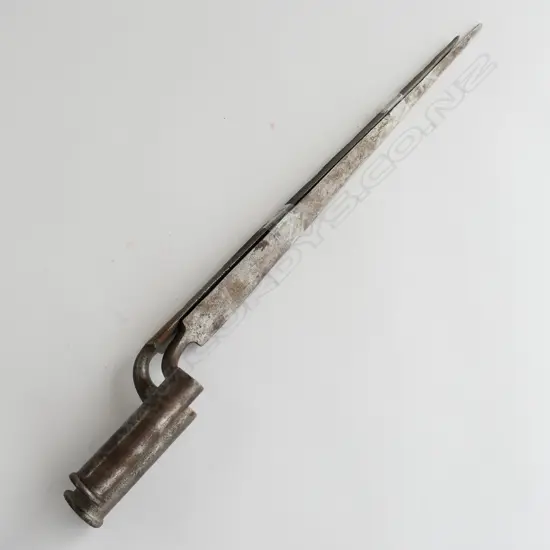 Two British ‘Brown Bess’ Socket Bayonets, on e heavily pitted and cleaned,